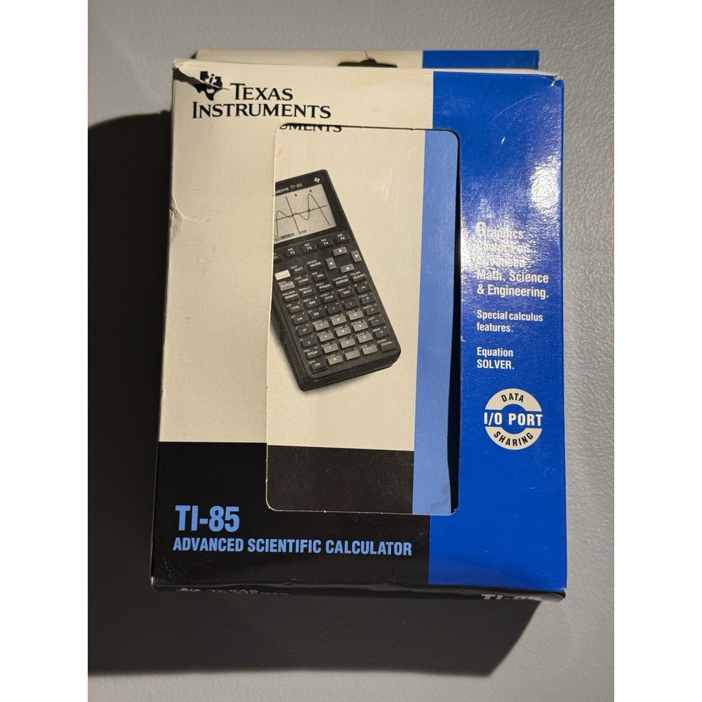 Texas Instruments TI-85 Graphing Calculator With Link Cable Tested Works - Picture 6 of 6